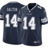 Cowboys #14 Andy Dalton Vapor Limited Jersey -Navy