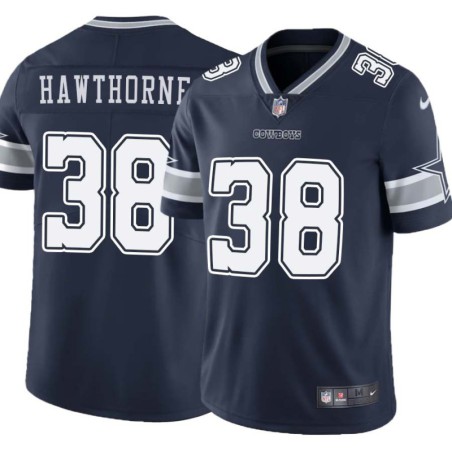 Cowboys #38 Duane Hawthorne Vapor Limited Jersey -Navy