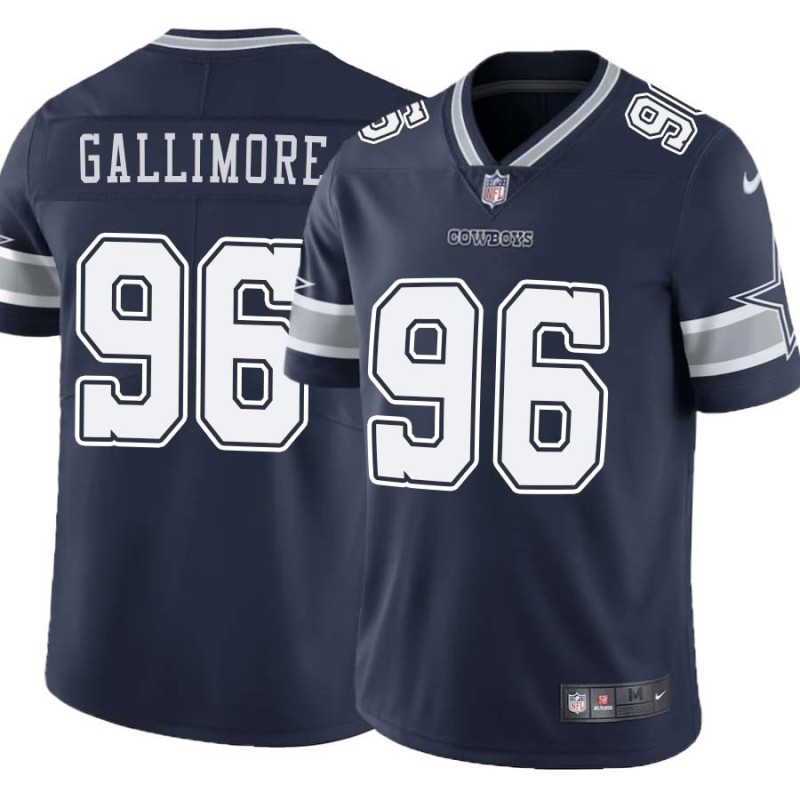 Cowboys #96 Neville Gallimore Vapor Limited Jersey -Navy
