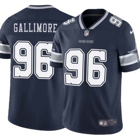 Cowboys #96 Neville Gallimore Vapor Limited Jersey -Navy