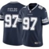 Cowboys #97 Aaron Fields Vapor Limited Jersey -Navy