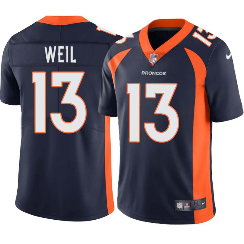 Jack Weil #13 Broncos Navy Jersey