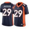 Bernard Jackson #29 Broncos Navy Jersey