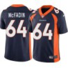 Bud McFadin #64 Broncos Navy Jersey