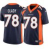 Ryan Clady #78 Broncos Navy Jersey
