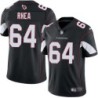 Cardinals #64 Floyd Rhea Stitched Black Jersey