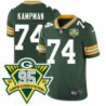 Packers #74 Aaron Kampman 1919-2023 95 Year ANNI Patch Jersey -Green