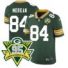 Packers #84 Anthony Morgan 1919-2023 95 Year ANNI Patch Jersey -Green