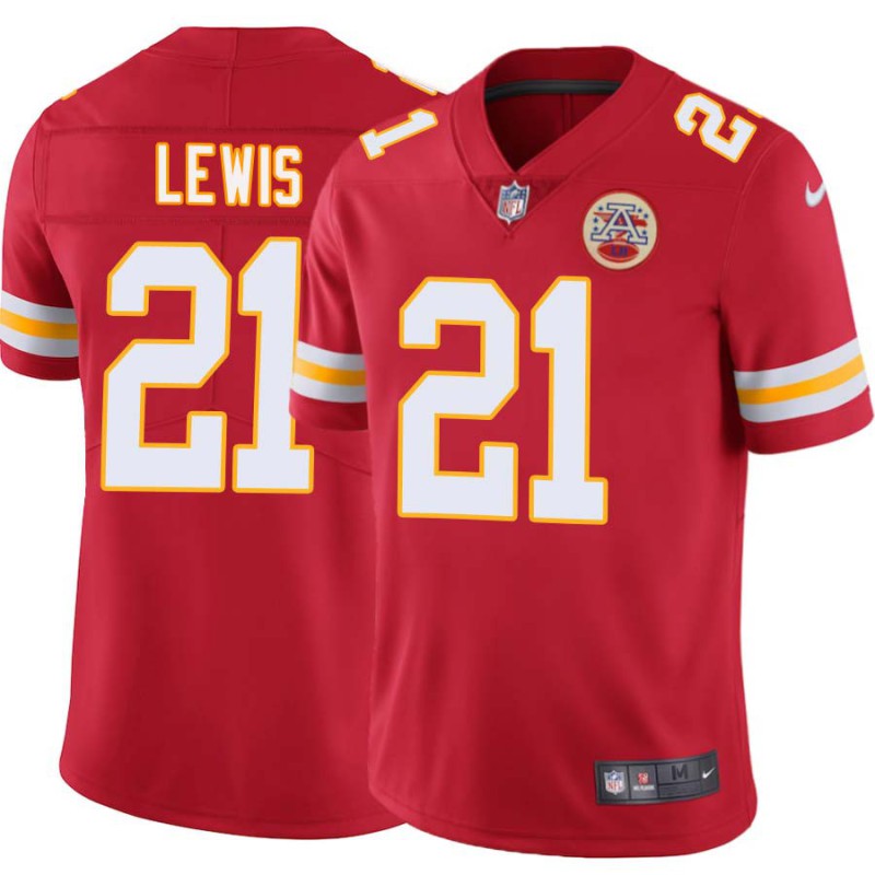 Tahaun Lewis #21 Chiefs Football Red Jersey Tahaun Lewis #21 Chiefs Football Red Jersey