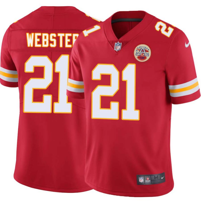 Dave Webster #21 Chiefs Football Red Jersey Dave Webster #21 Chiefs Football Red Jersey