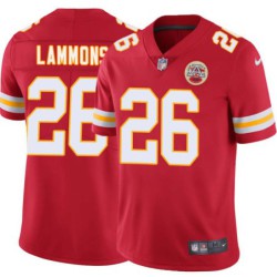Chris Lammons #26 Chiefs Football Red Jersey