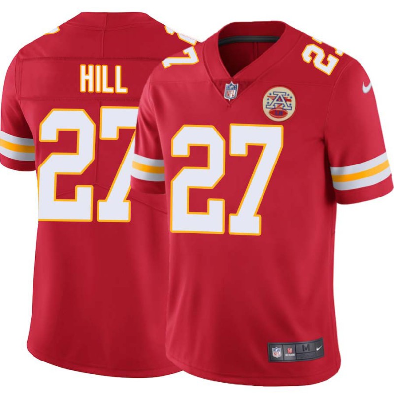 Greg Hill #27 Chiefs Football Red Jersey Greg Hill #27 Chiefs Football Red Jersey