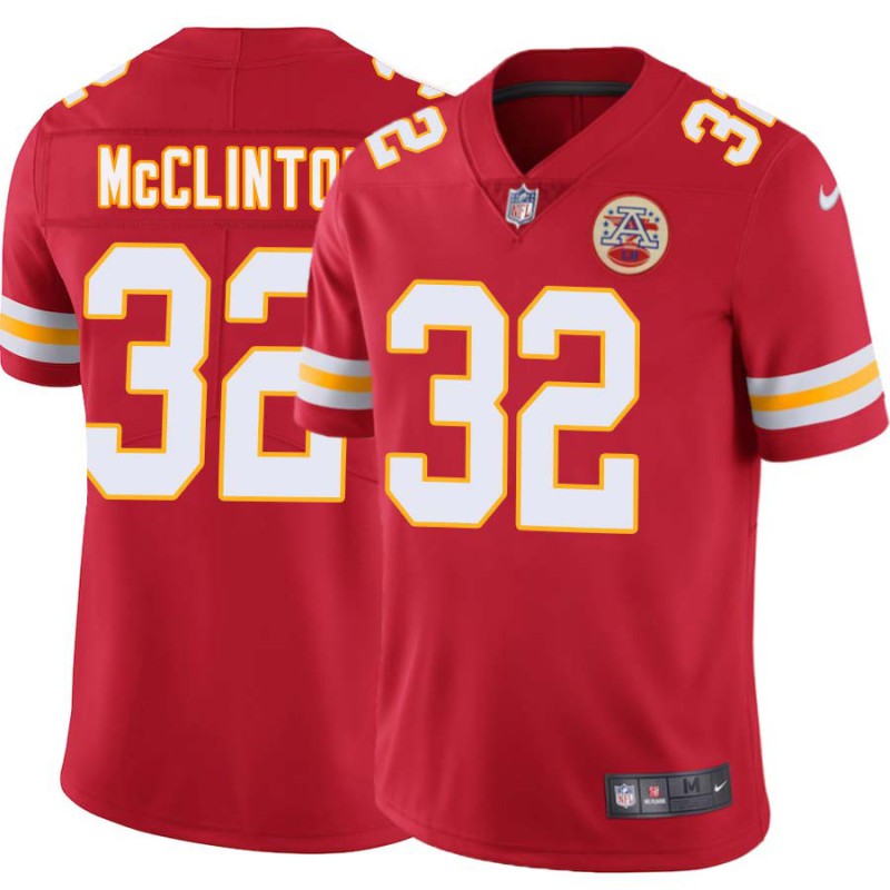 Curtis McClinton #32 Chiefs Football Red Jersey Curtis McClinton #32 Chiefs Football Red Jersey