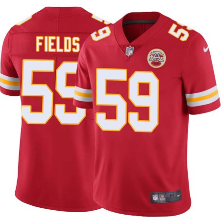 Jaime Fields #59 Chiefs Football Red Jersey