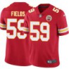 Jaime Fields #59 Chiefs Football Red Jersey
