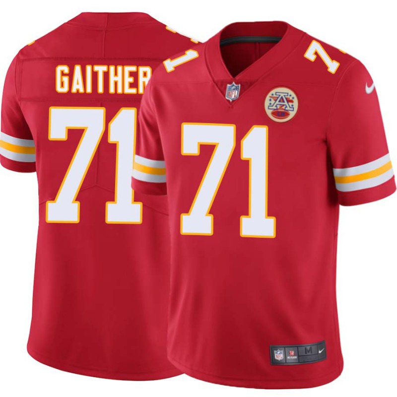 Jared Gaither #71 Chiefs Football Red Jersey Jared Gaither #71 Chiefs Football Red Jersey