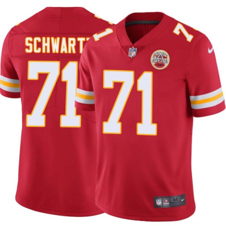 Mitchell Schwartz #71 Chiefs Football Red Jersey