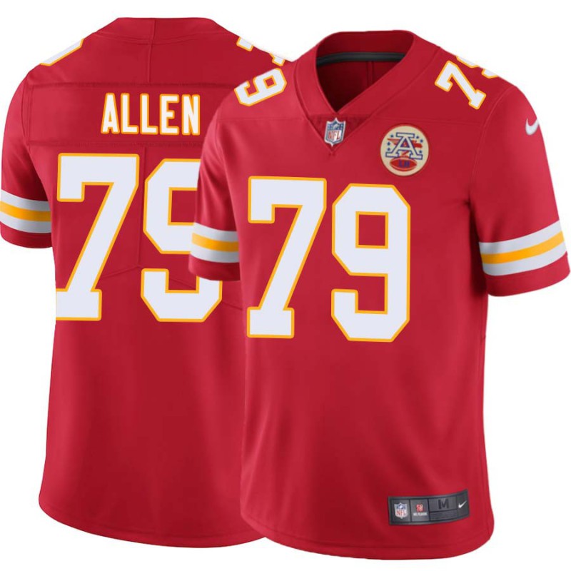 Jeff Allen #79 Chiefs Football Red Jersey Jeff Allen #79 Chiefs Football Red Jersey