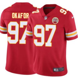 Alex Okafor #97 Chiefs Football Red Jersey