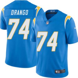 Chargers #74 Spencer Drango BOLT UP Powder Blue Jersey