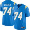 Chargers #74 Spencer Drango BOLT UP Powder Blue Jersey