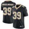 Ernie Wheelwright #39 Saints Authentic Black Jersey