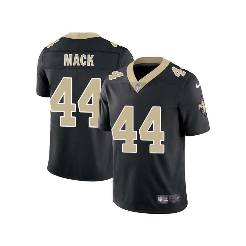 Elbert Mack #44 Saints Authentic Black Jersey