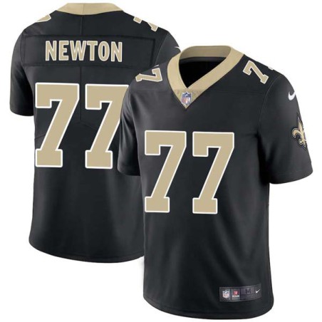Derek Newton #77 Saints Authentic Black Jersey