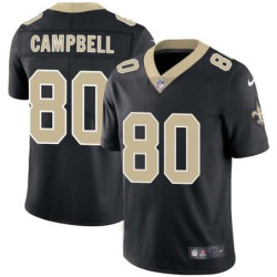 Mark Campbell #80 Saints Authentic Black Jersey