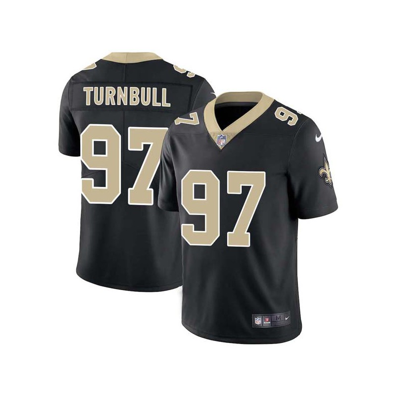 Renaldo Turnbull #97 Saints Authentic Black Jersey