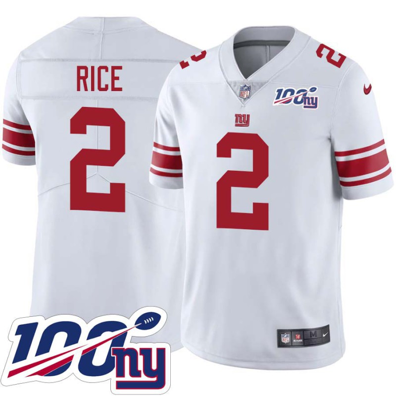 Giants #2 Orian Rice 2024 100 Year White Jersey Giants #2 Orian Rice 2024 100 Year White Jersey