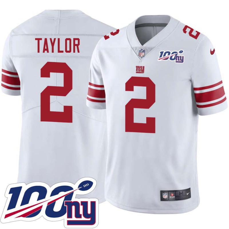 Giants #2 Tyrod Taylor 2024 100 Year White Jersey Giants #2 Tyrod Taylor 2024 100 Year White Jersey