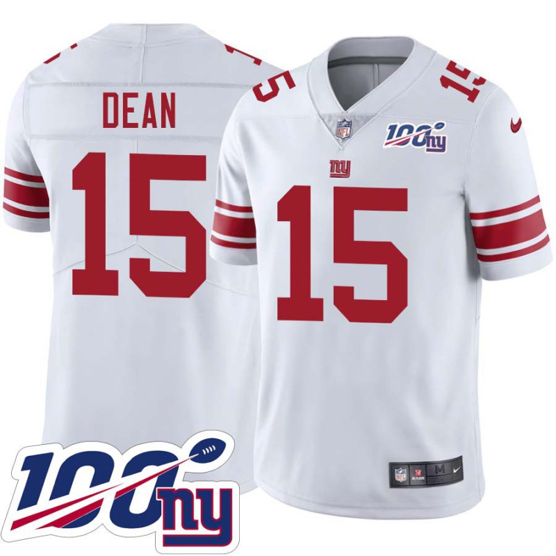 Giants #15 Randy Dean 2024 100 Year White Jersey Giants #15 Randy Dean 2024 100 Year White Jersey