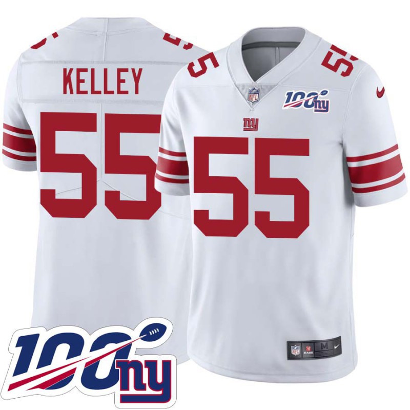 Giants #55 Brian Kelley 2024 100 Year White Jersey Giants #55 Brian Kelley 2024 100 Year White Jersey