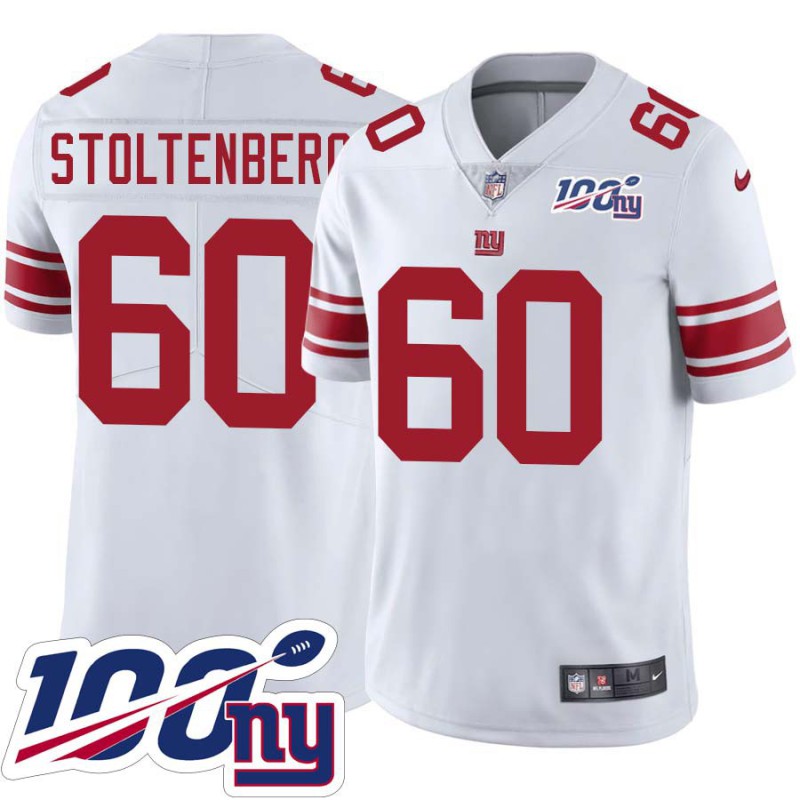 Giants #60 Bryan Stoltenberg 2024 100 Year White Jersey Giants #60 Bryan Stoltenberg 2024 100 Year White Jersey