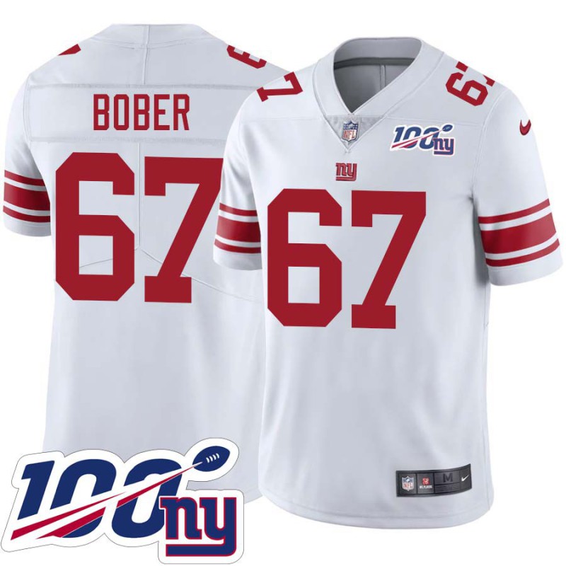 Giants #67 Chris Bober 2024 100 Year White Jersey Giants #67 Chris Bober 2024 100 Year White Jersey