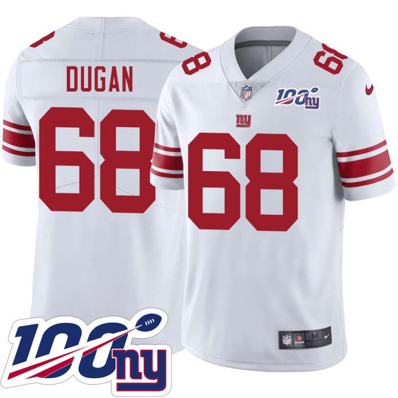 Giants #68 Bill Dugan 2024 100 Year White Jersey Giants #68 Bill Dugan 2024 100 Year White Jersey