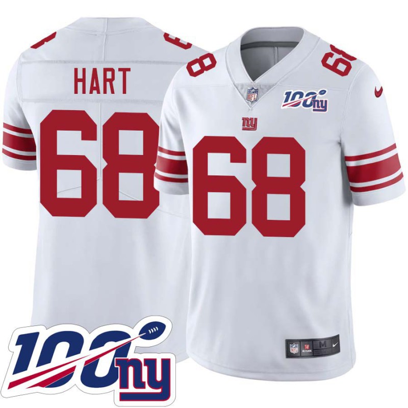 Giants #68 Bobby Hart 2024 100 Year White Jersey Giants #68 Bobby Hart 2024 100 Year White Jersey