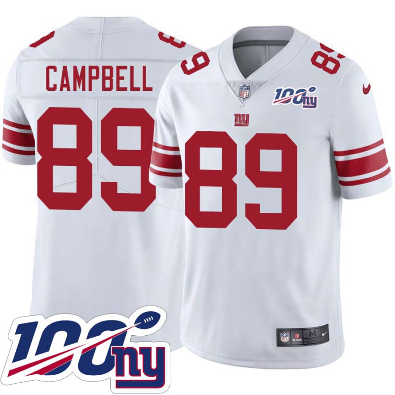 Giants #89 Dan Campbell 2024 100 Year White Jersey Giants #89 Dan Campbell 2024 100 Year White Jersey