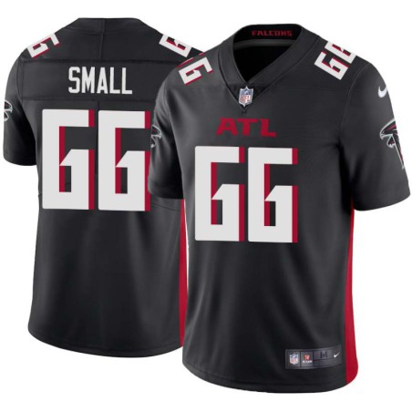 Falcons #66 John Small Football Jersey -Black