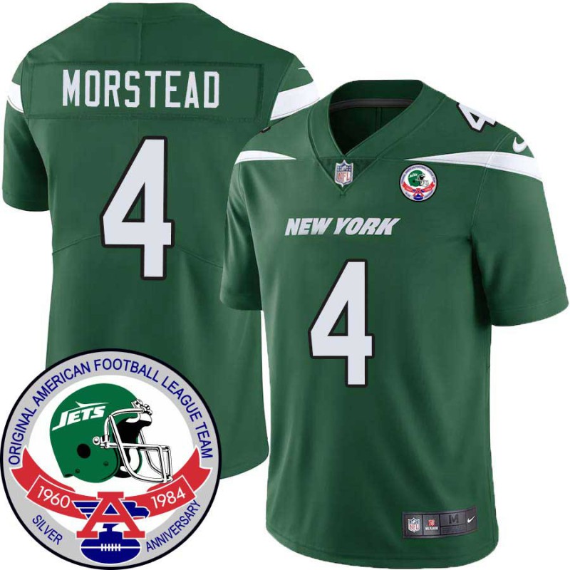 Jets #4 Thomas Morstead 1984 Throwback Green Jersey Jets #4 Thomas Morstead 1984 Throwback Green Jersey