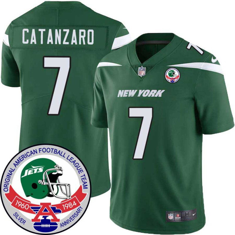 Jets #7 Chandler Catanzaro 1984 Throwback Green Jersey Jets #7 Chandler Catanzaro 1984 Throwback Green Jersey