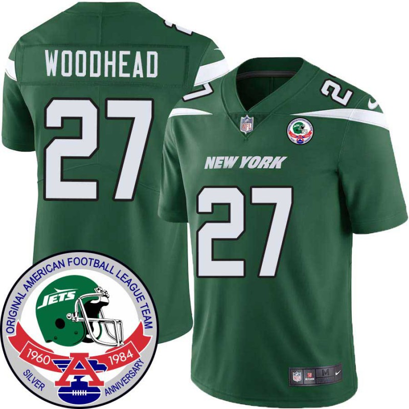 Jets #27 Danny Woodhead 1984 Throwback Green Jersey Jets #27 Danny Woodhead 1984 Throwback Green Jersey