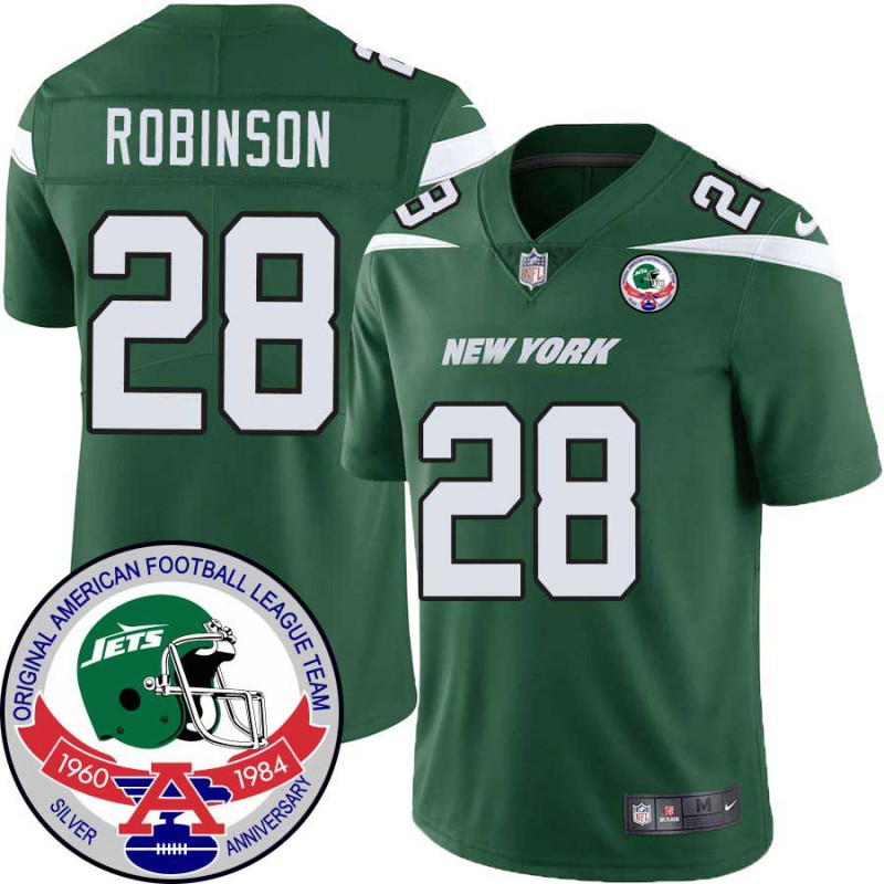 Jets #28 Jerry Robinson 1984 Throwback Green Jersey Jets #28 Jerry Robinson 1984 Throwback Green Jersey