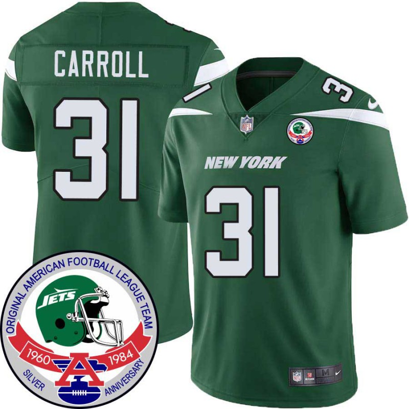 Jets #31 Ahmad Carroll 1984 Throwback Green Jersey Jets #31 Ahmad Carroll 1984 Throwback Green Jersey