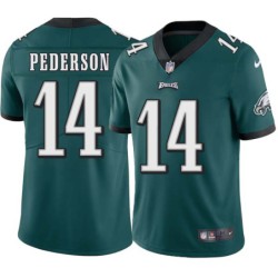 Doug Pederson #14 Eagles Cheap Green Jersey