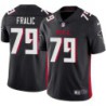 Falcons #79 Bill Fralic Football Jersey -Black