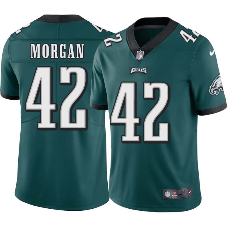 Dennis Morgan #42 Eagles Cheap Green Jersey Dennis Morgan #42 Eagles Cheap Green Jersey
