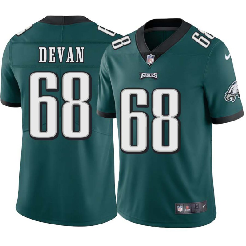 Kyle DeVan #68 Eagles Cheap Green Jersey Kyle DeVan #68 Eagles Cheap Green Jersey