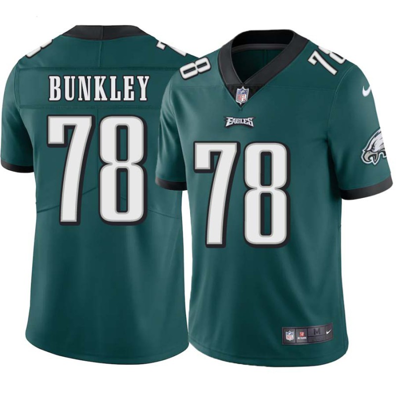 Brodrick Bunkley #78 Eagles Cheap Green Jersey